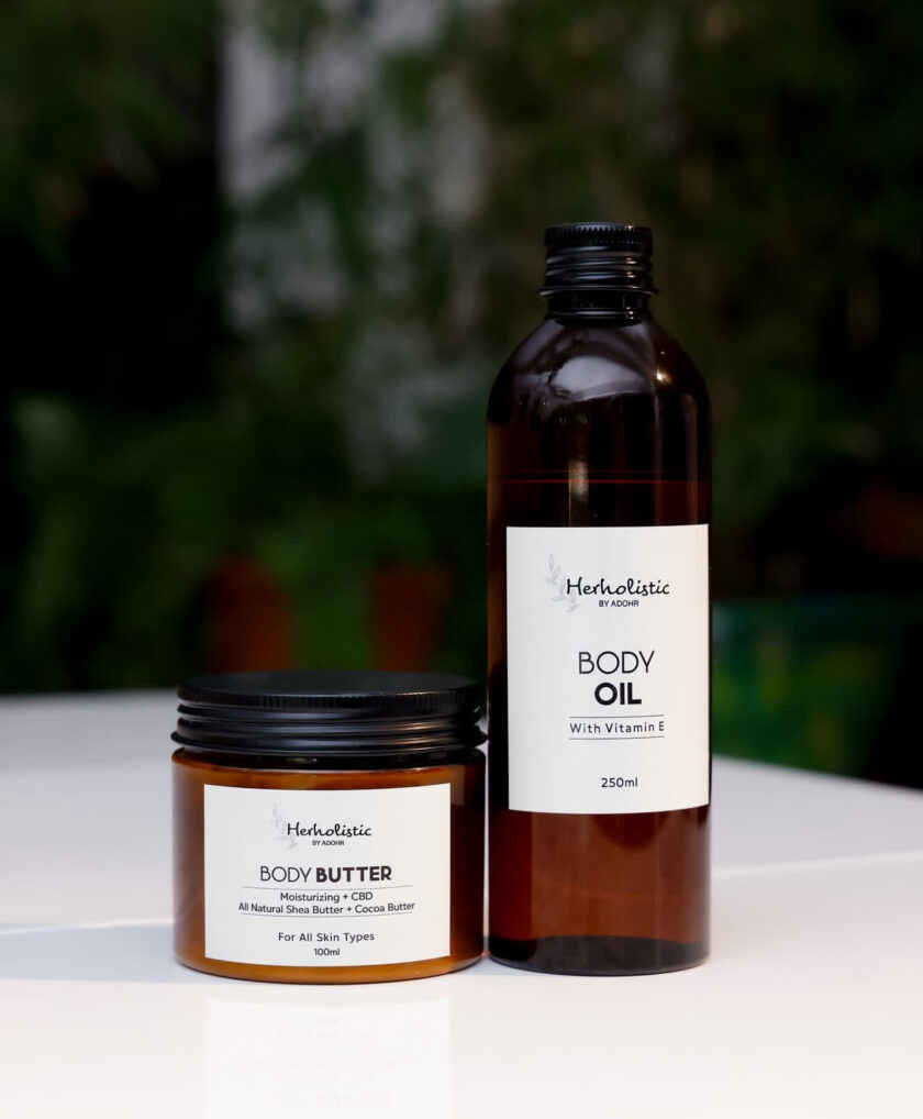 Herholistic Body Butter and Body Oil