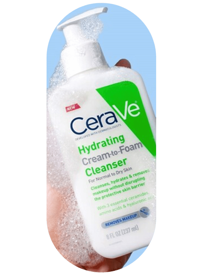 CeraVe Hydrating Cream to Foam Cleanser