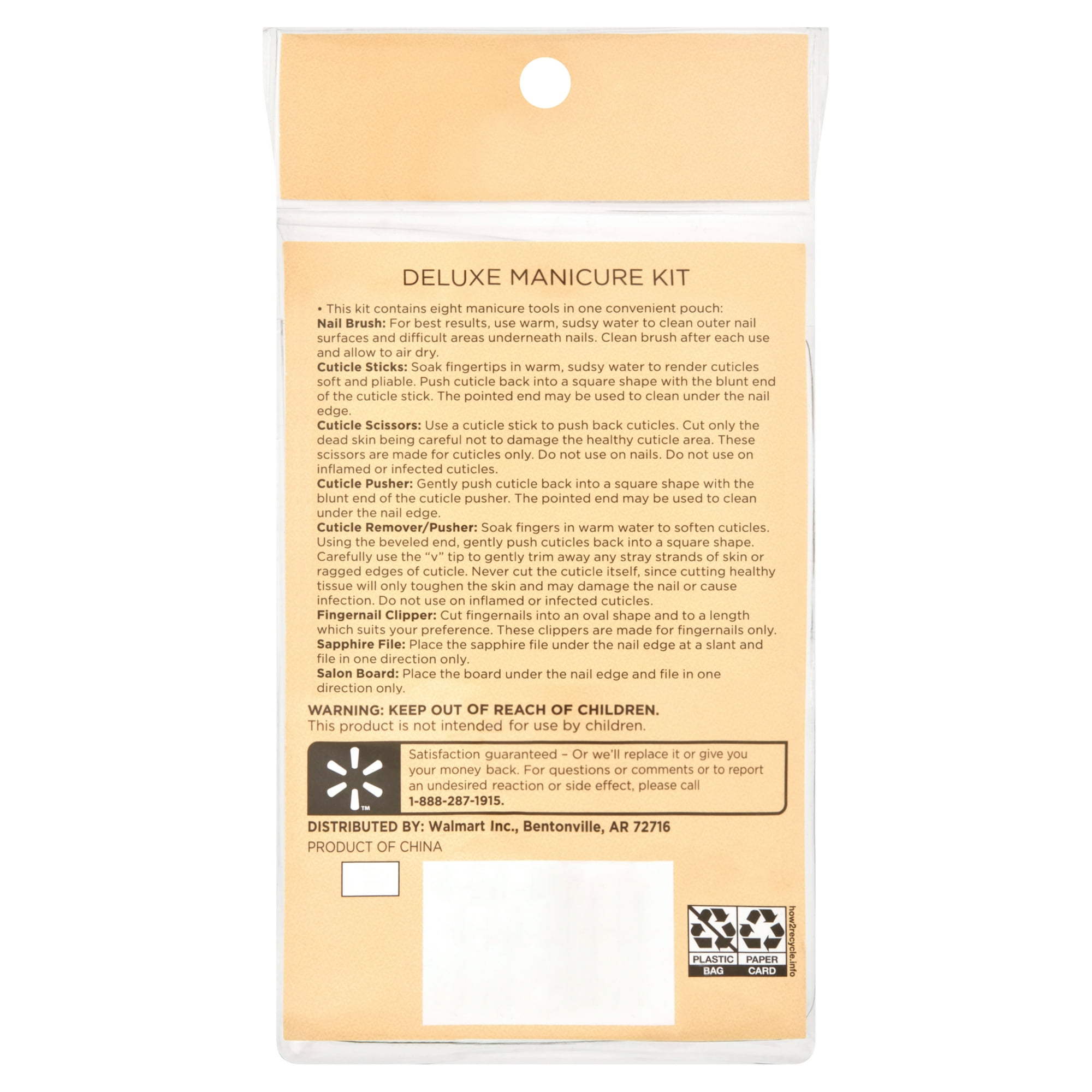 Equate Deluxe Manicure Kit - Image 3